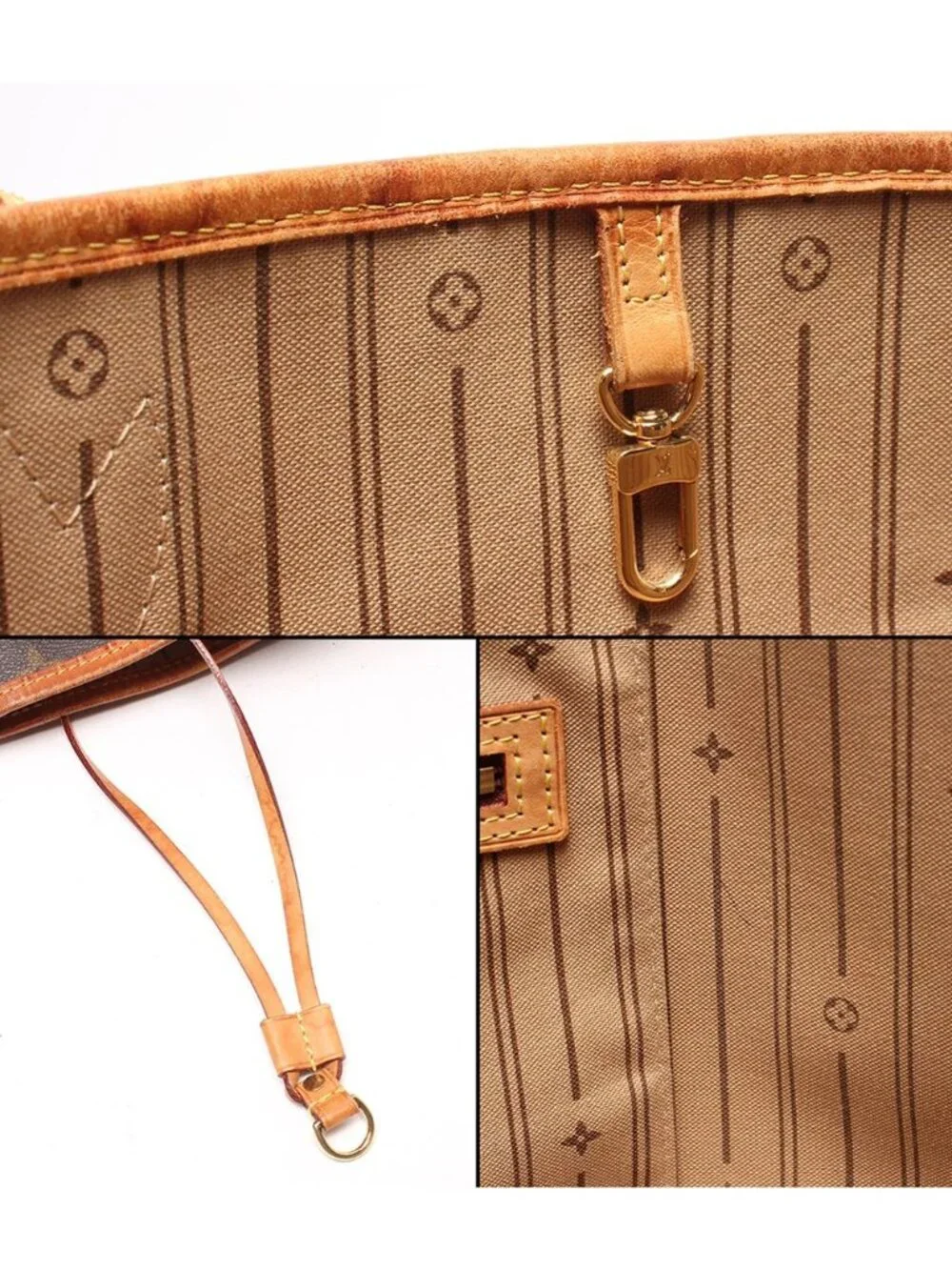 Louis Vuitton Tote Shoulder Bag Neverfull MM Monogram